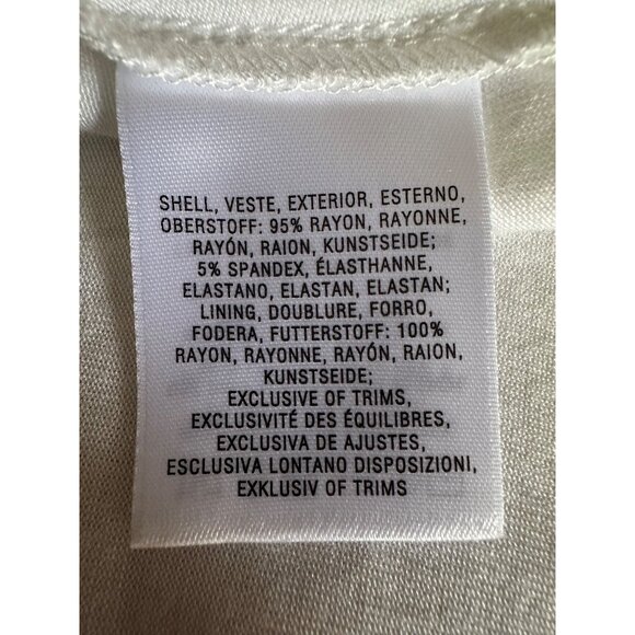 Anthropologie‎ Akemi Kin Tank Top Blouse Lace White Yellow White Hi-Low Size M - Picture 8 of 11